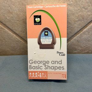 GEORGE AND BASIC SHAPES Cricut Cartridge - RETIRED - COMPLETE in box